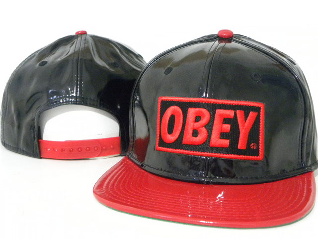 OBEY Snapback leather Hat DD10